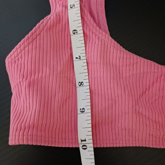 NEW Frankies Bikinis Connor‎ Ribbed Nylon Bikini Swim Top Size XS - Picture 7 of 7